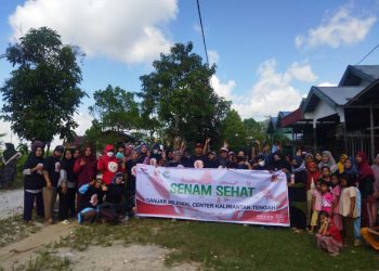 Ganjar Milenial Center Ajak Masyarakat Kapuas Budayakan Pola Hidup Sehat Lewat Senam