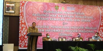 Sahli Gubernur Bidang Ekonomi Keuangan dan Pembangunan Buka Sosialisasi Pendaftaran Fasilitasi HAKI