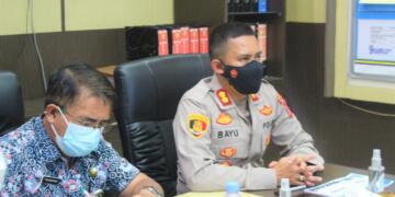 Kapolres Seruyan Koordinasi Pengamanan Covid-19 Kabupaten Seruyan