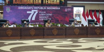 Gubernur Kalteng Hadiri Rapat Koordinasi Pengendalian Inflasi Daerah