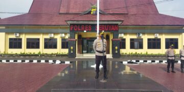 Waka Polres Seruyan Pimpin Apel Siaga di Mako