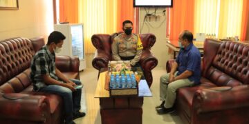 Kapolres Seruyan Menerima Silaturahmi Dari Tokoh Masyarakat Hanau