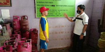 Polsek Danau Sembuluh Cek Harga dan Ketersediaan Gas Elpiji