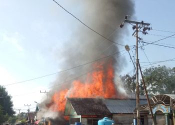 Kebakaran di Desa Sembuluh I Seruyan, Satu Nyawa Melayang