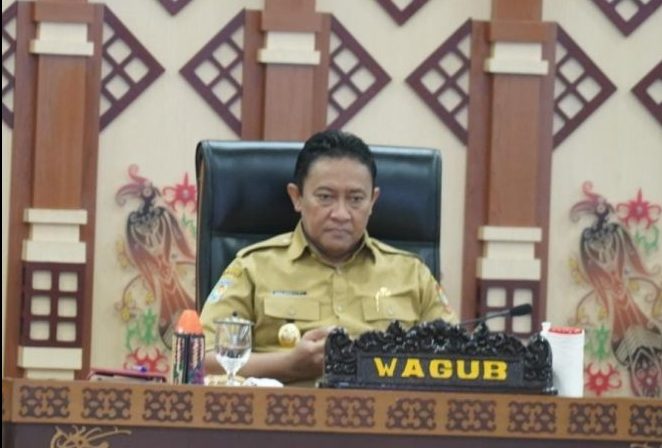 Wagub Kalteng H. Edy Pratowo mengikuti rakor pengendalian inflasi di daerah