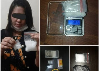 Edar Sabu, Ibu Rumah Tangga ini Hanya Pasrah Diamankan Polisi