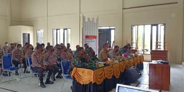 Polres Gumas Ikuti Arahan Kapolda Kalteng Secara Virtual