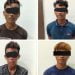 Tergiur Hp dan Uang, 4 Sekawan Tega Habisi Nyawa Kawan Sendiri