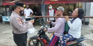 Lagi, Polsek Tewah Imbau Warga Patuhi Prokes