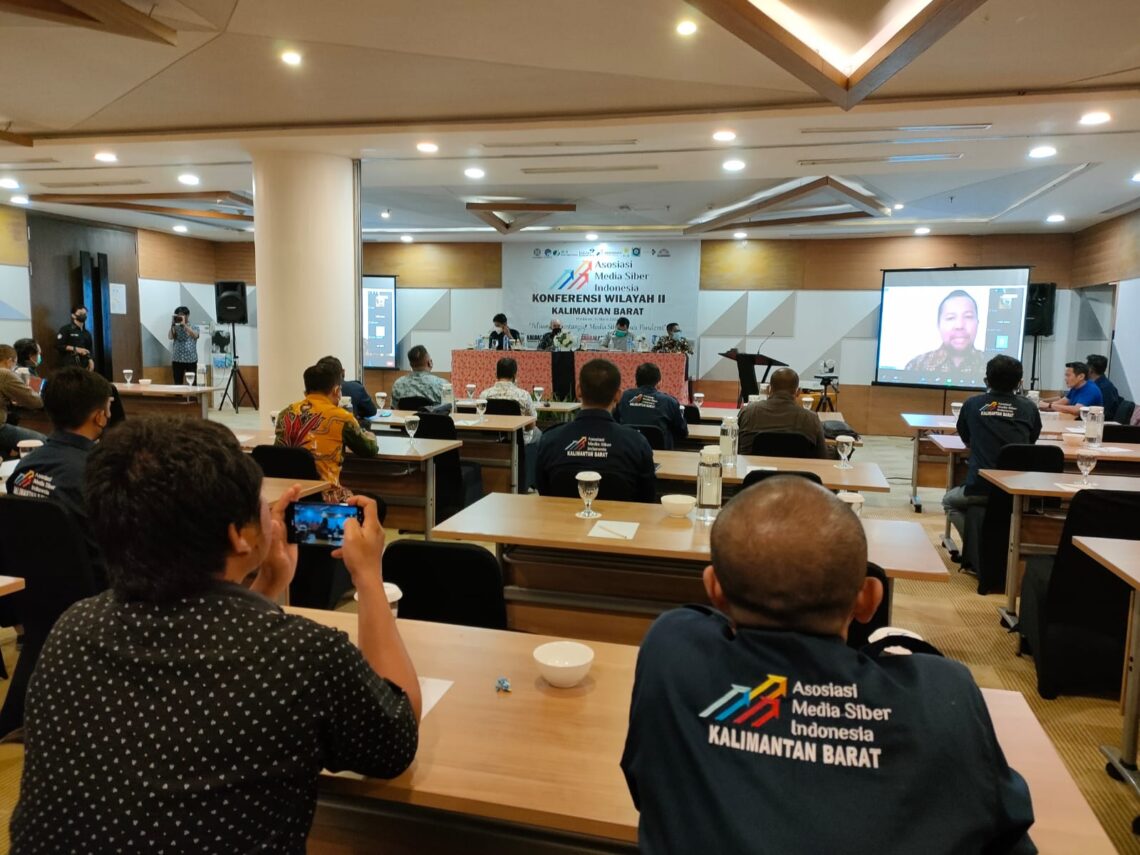 Konferensi Wilayah AMSI Kalbar di Pontianak, Sabtu (19/3/2022). Foto : Ist