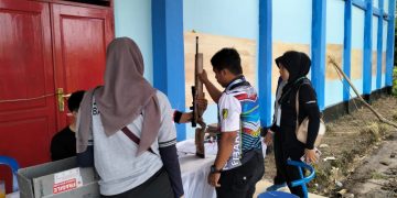 Ketum Cabor Menembak Barito Utara, H. Benny Siswanto, S.Sos Dampingi Atletnya Berlaga