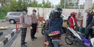 Tingkatkan Disiplin Prokes, Polres Gumas Rutin Gelar Operasi Yustisi