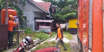 Tekan Penyebaran Covid-19. BPBD Salurkan Air Bersih