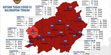 Kasus Covid-19 di Kalteng Bertambah 89 Orang