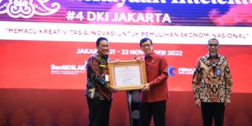 Pemprov Kalteng Terima Penghargaan Atas Peran Aktif Dalam Memacu Pertumbuhan Kreativitas dan Inovasi Kekayaan Intelektual