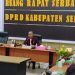 Ketua DPRD Seruyan Menyebut akan ada Rapat Paripurna PAW Anggota