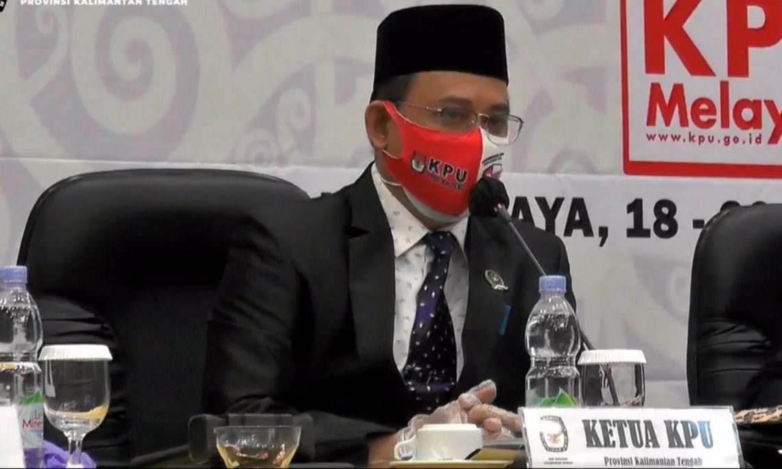 Ketua KPU Kalteng, H Harmain Ibrahim