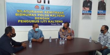 Kabid Humas Polda Sambangi IJTI Kalteng