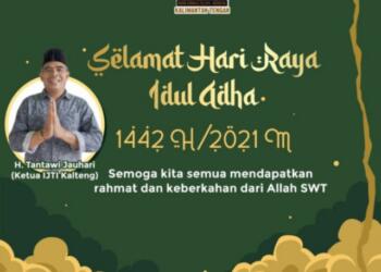 IJTI Potong Satu Ekor Sapi Kurban Bantuan Gubernur Kalteng