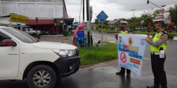 Satlantas Polres Gumas Sosialisasikan Stop Pungli