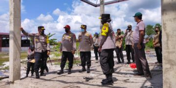 Kapolda Kalteng Cek Kemajuan Pembangunan Asrama Baru Siswa SPN Tjilik Riwut