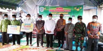 Hari Pertama Safari Ramadhan, Bupati Lamandau Kunjungi Desa Suja