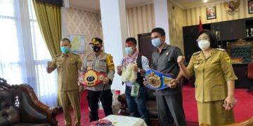 Tiba di Kuala Kurun, Eygersing Hamson Disambut Bupati dan Kapolres