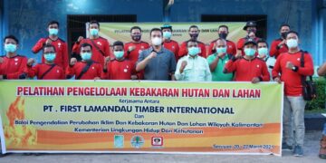 PT. FLTI Bersama Manggala Agni Gelar Pelatihan Pencegahan dan Penanggulangan Karhutla