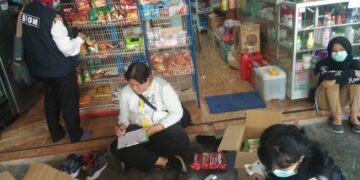 Tim Terpadu POM Lamandau Musnahkan Ratusan Produk Makanan dan Minuman Kadaluwarsa