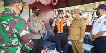 H-3 Idul Fitri 1442 H, Kapolda Kalteng Tinjau Posko Penyekatan Mudik di Kotim