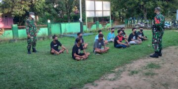 Danramil 1017-03/Delang Beri Arahan Kepada Calon Komponen Cadangan