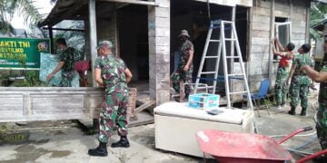 Lagi, Kodim 1017/Lmd Bedah Rumah Warga Tidak Layak Huni