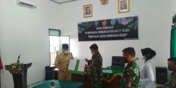Buka TMMD ke -111, Bupati Lamandau Berharap Masyarakat Ikut Mendukung dan Berpartisipasi