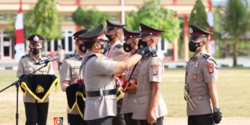 Kapolda Kalteng Lantik 308 Bintara Baru Polri