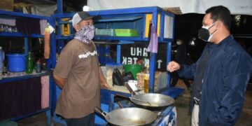 Bupati Lamandau Pimpin Patroli Gabungan PPKM Mikro