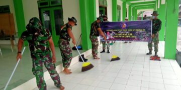 Sambut HUT Kodam XII/Tanjungpura, Kodim 1017 Lamandau Gelar Karya Bakti