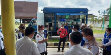 Ketua Solidaritas Kemanusiaan Huma Betang Pantau Persiapan Dapur Umum