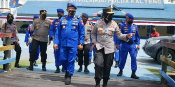 Wakapolda Cek Fasilitas Mako Ditpolairud Polda Kalteng