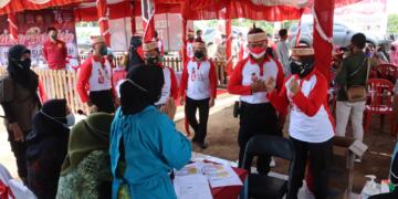 Wakapolda Kalteng Tinjau Vaksinasi Massal di Food Estate Belanti Siam