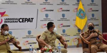 Bupati Lamandau Hadiri Peluncuran Sistem OSS Secara Virtual