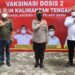Wakapolda Kalteng Tinjau Vaksinasi di Kantor Jamkrida