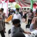 Wakapolda Tinjau Langsung Vaksinasi di SMA NU Palangka Raya