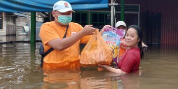 Bantu Warga Terdampak Banjir di Katingan, PKS Turunkan Relawan dari Palangka Raya