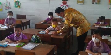 Bupati Lamandau Pantau Pelaksanaan Pembelajaran Tatap Muka