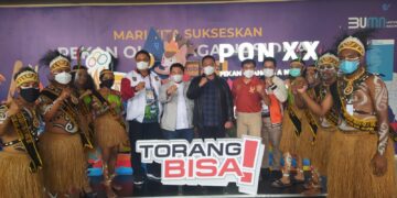 Wagub Kalteng Semangati Atlet di Papua