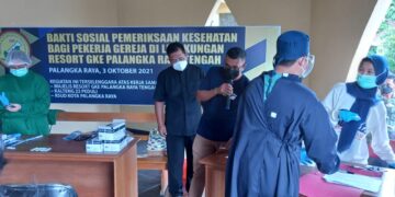 ‘Kalteng22 Peduli’ Gelar Baksos Pemeriksaan Kesehatan dan Covid-19