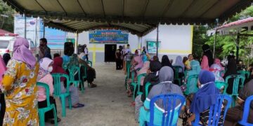 Warga Desa Pangkalan Sari Serbu Vaksinasi Massal Covid-19