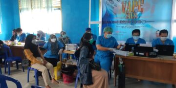 Sambut Sumpah Pemuda, KNPI Kapuas Gelar Vaksinasi Massal