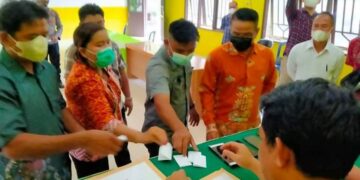 Enam Bakal Calon Kades Rantau Asem Ikuti Tes Tertulis