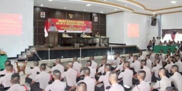 Kapolda Beri Arahan kepada Siswa Diktukba Polri T.A 2021 SPN Polda Kalteng